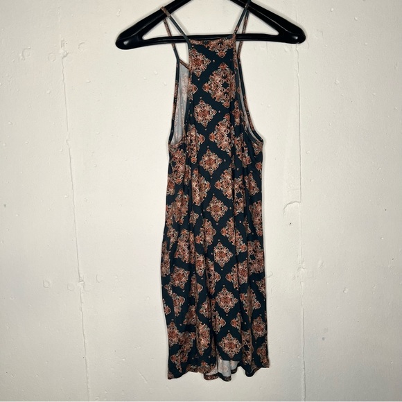 French Grey blue and orange pattered summer dress size large. Stitch fix. - Picture 3 of 5